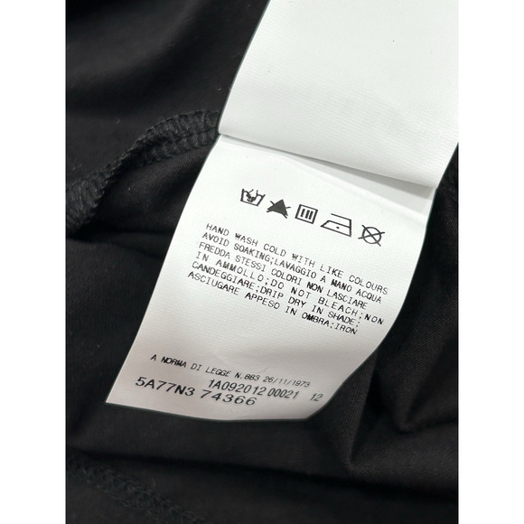 NWT Fiorucci Womens T-Shirt Naomi Campbell "Fiorucci's Angels" Black Size Medium - Picture 8 of 9